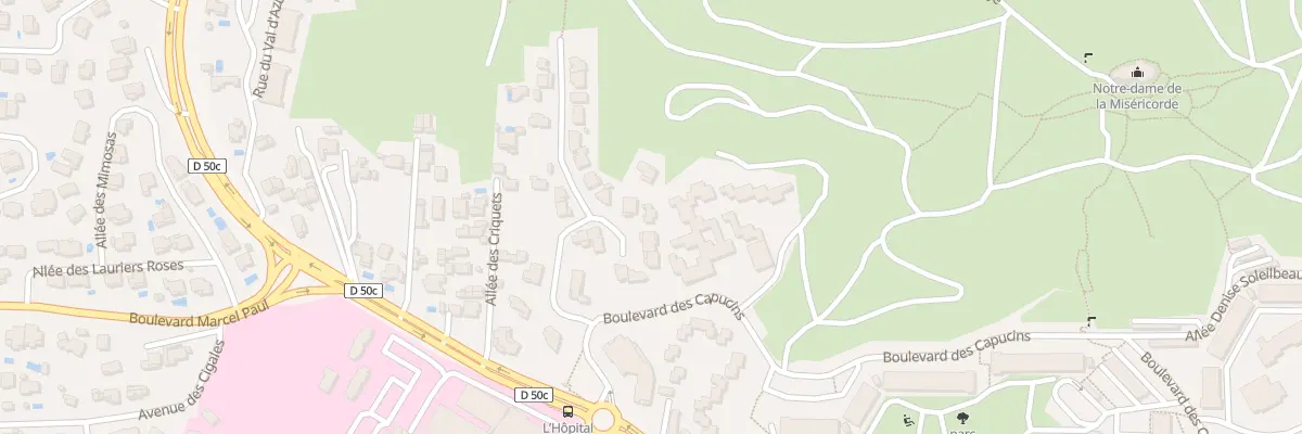 Plan du 8 All Clair Rene à Martigues