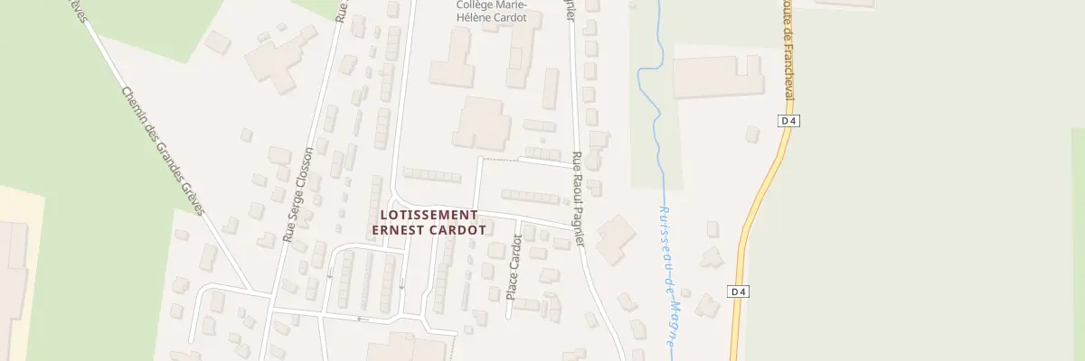 Plan du 12 Lotissement Ernest Cardot à Douzy