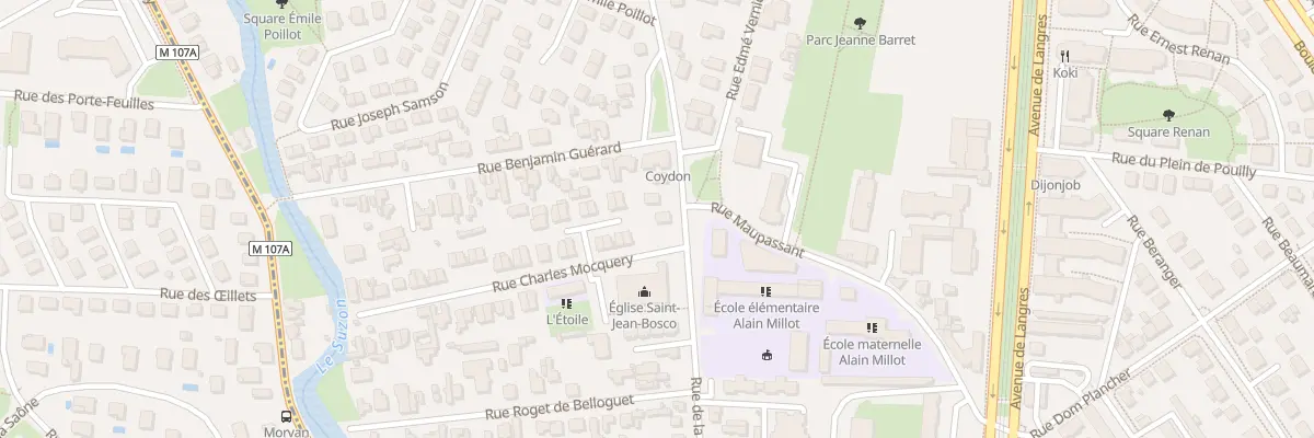 Plan du 47 Rue de la Charmette à Dijon
