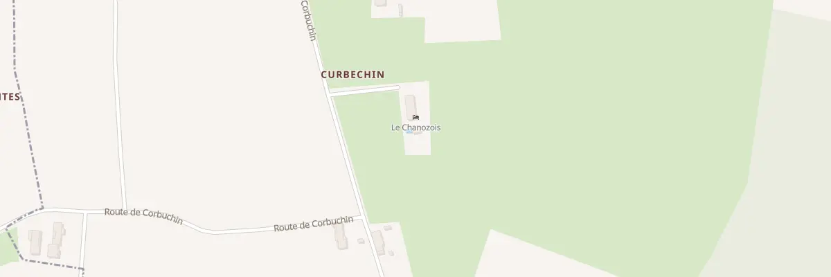 Plan du 385 Rte de Corbuchin à Chanoz-Châtenay
