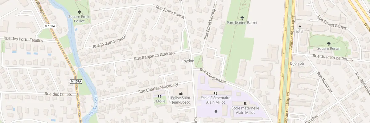 Plan du 51 Rue de la Charmette à Dijon