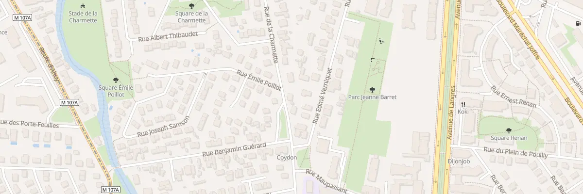 Plan du 48 Rue de la Charmette à Dijon