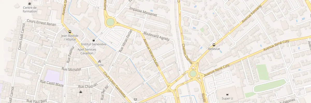 Plan du 128 Av Véran Duble à Cavaillon