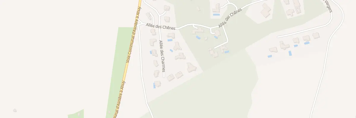 Plan du 5A All des Charmes à Asnières-lès-Dijon