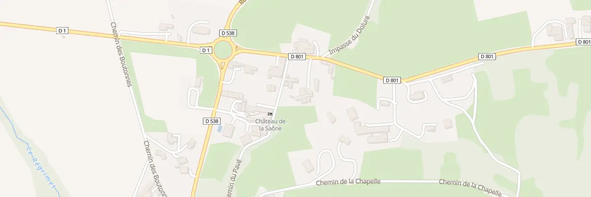 Plan du 65 Che du Pavé à Lens-Lestang