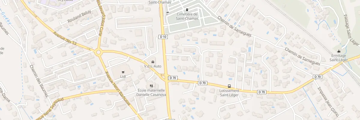 Plan du 313 Cd 10 à Saint-Chamas