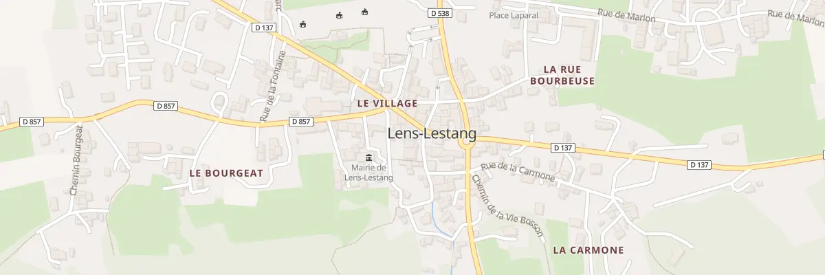 Plan du 42 Rue de l’Echatel à Lens-Lestang
