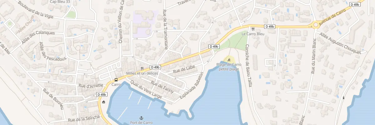 Plan du 9328 Rue du Labe à Martigues