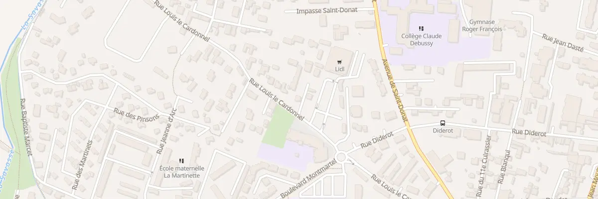 Plan du 36 Rue Louis le Cardonnel à Romans-sur-Isère