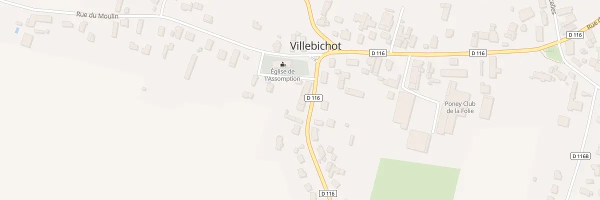 Plan du 2 Rue du Lavoir à Villebichot