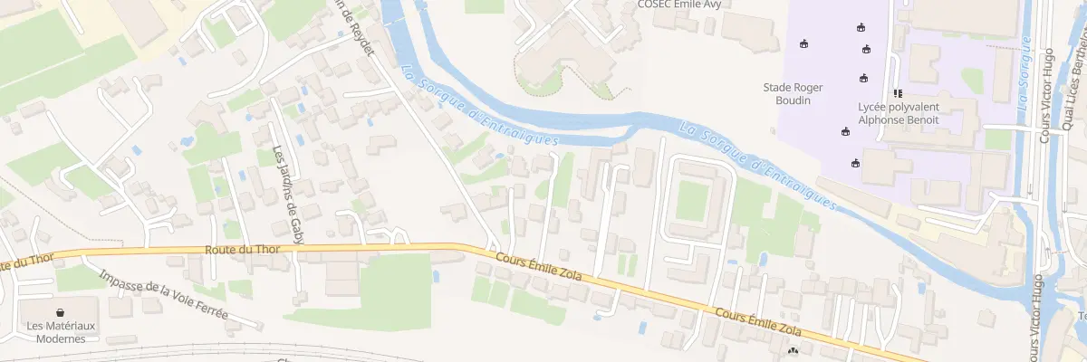 Plan du 470 Crs Emile Zola à L’Isle-sur-la-Sorgue