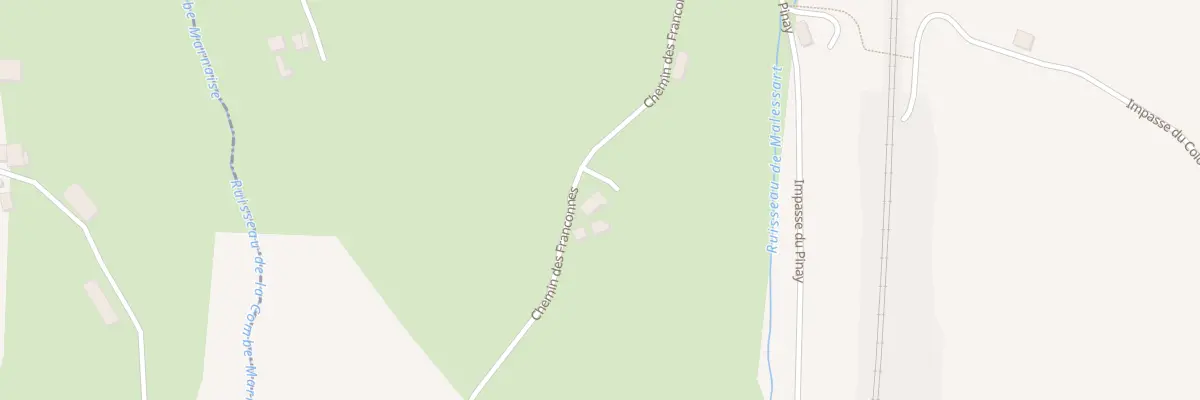 Plan du 401 Chem des Franconnes à Meyssiez