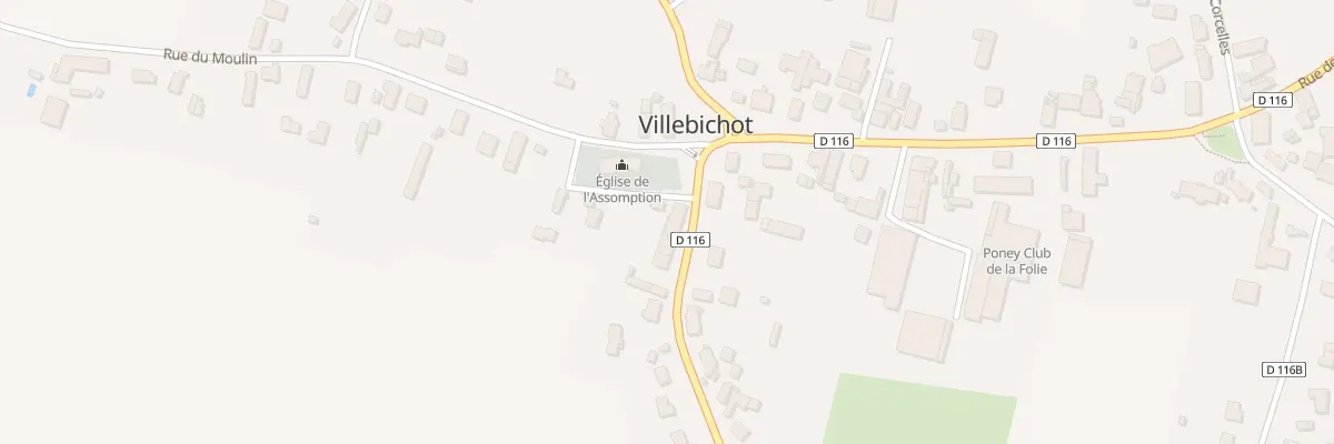 Plan du 1 Rle Notre-dame à Villebichot