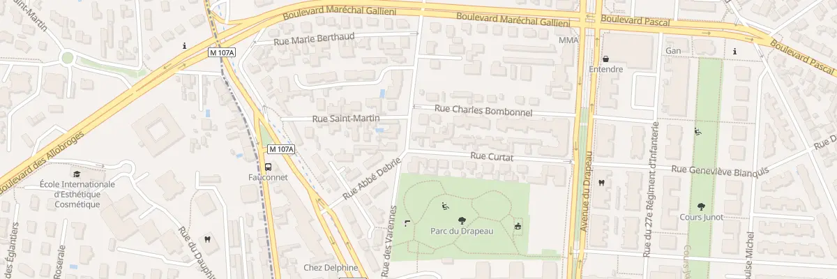 Plan du 24 Rue Curtat à Dijon