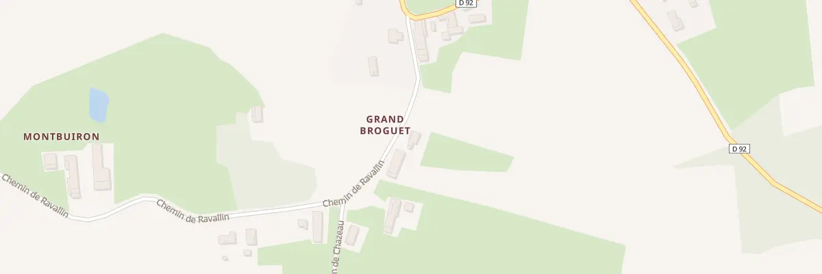 Plan du 5046 Grand Broguet à Saint-Sulpice