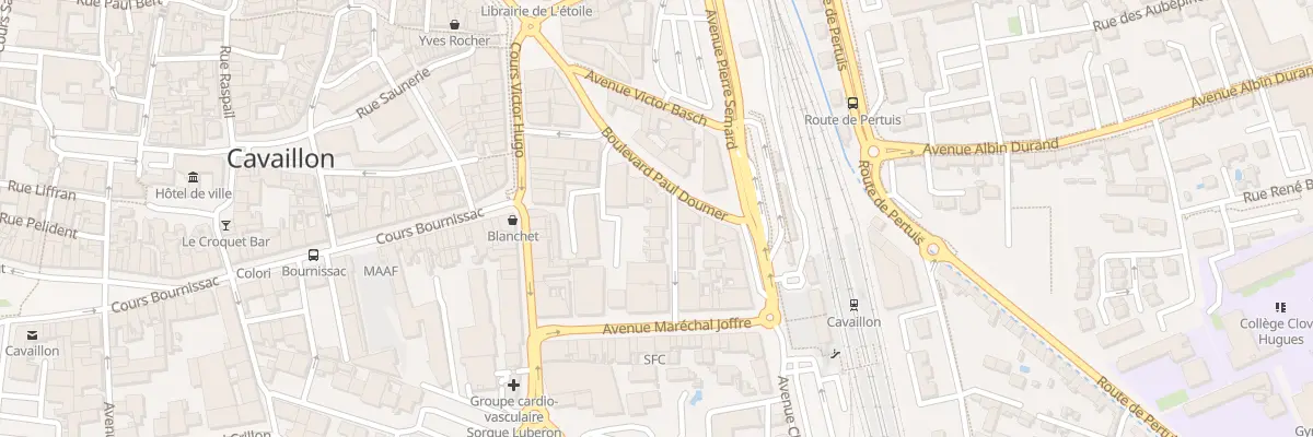 Plan du 20 Rue Jean Mermoz à Cavaillon