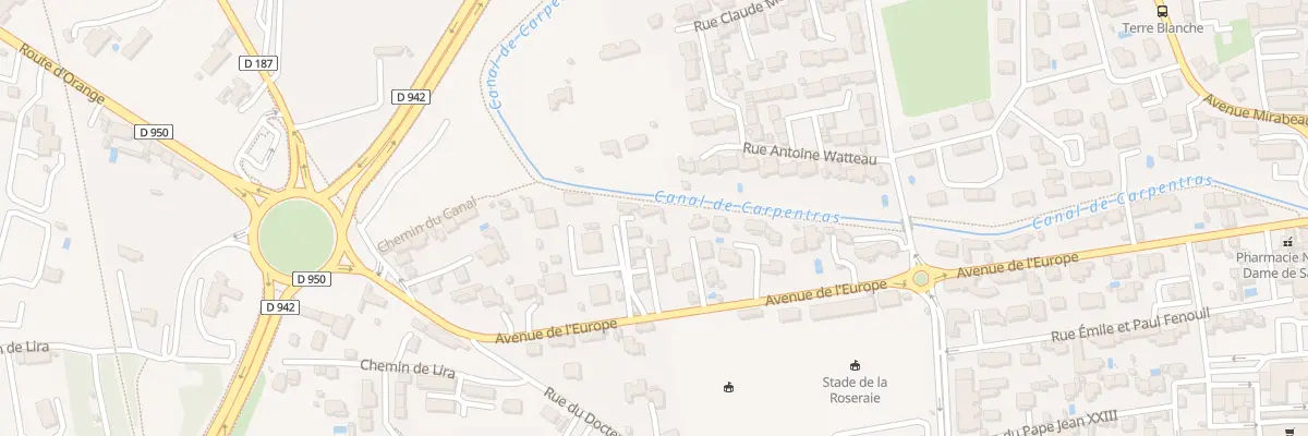 Plan du 522 Av de l’Europe à Carpentras