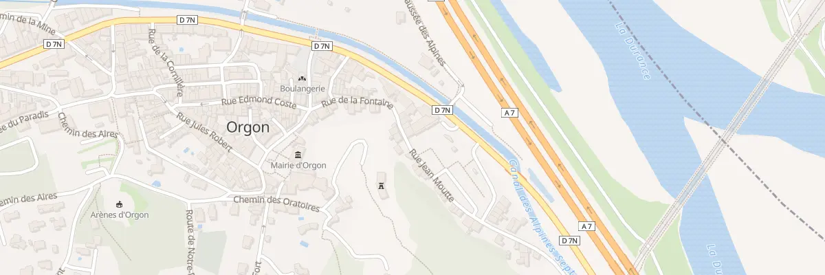 Plan du 5 Rue Jean Moutte à Orgon