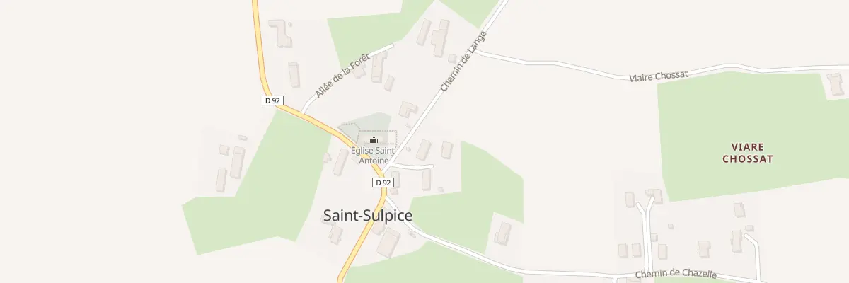 Plan du 31 Imp de la Cure à Saint-Sulpice