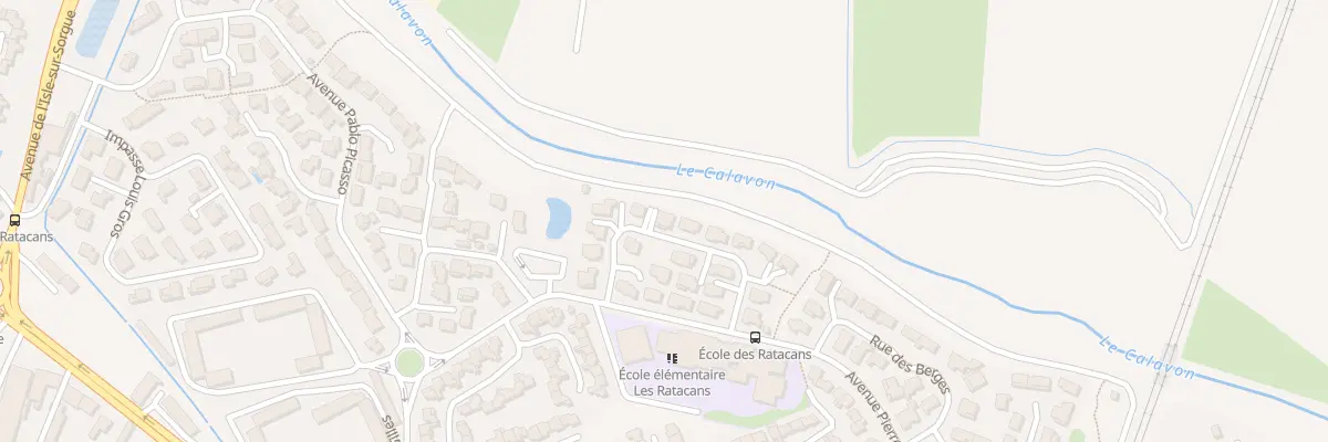 Plan du 75 Rue du Coulon à Cavaillon