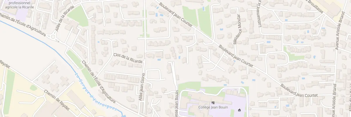 Plan du 460G Av Jean Bouin à L’Isle-sur-la-Sorgue