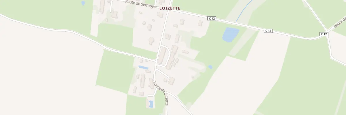 Plan du 1832 Rte de Loizette à Romenay