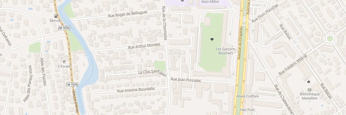 Plan du 14 Rue de la Charmette à Dijon