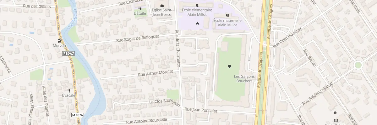 Plan du 24 Rue de la Charmette à Dijon