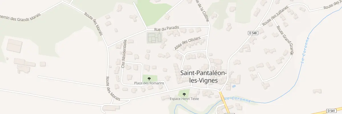 Plan du 5130 Lot Le Clos des Vignes à Saint-Pantaléon-les-Vignes