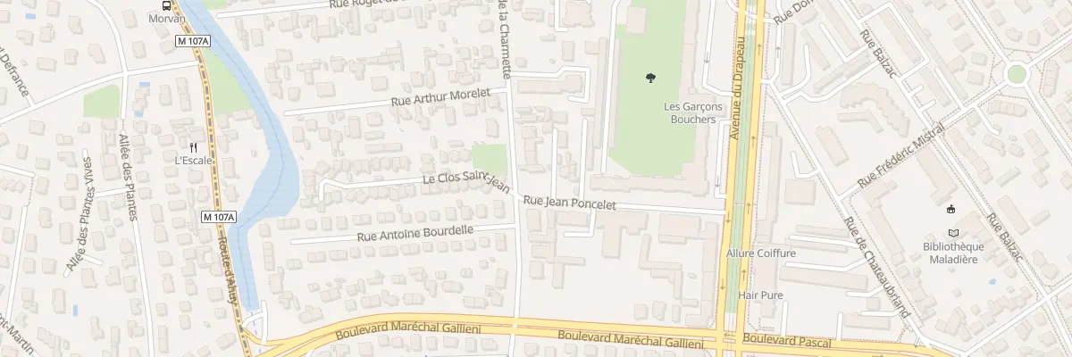 Plan du 10 Rue de la Charmette à Dijon