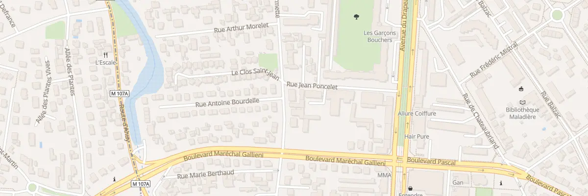 Plan du 8 Rue de la Charmette à Dijon
