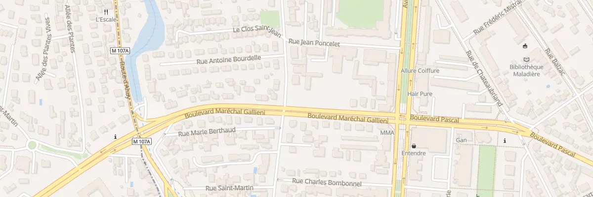Plan du 2 Rue de la Charmette à Dijon