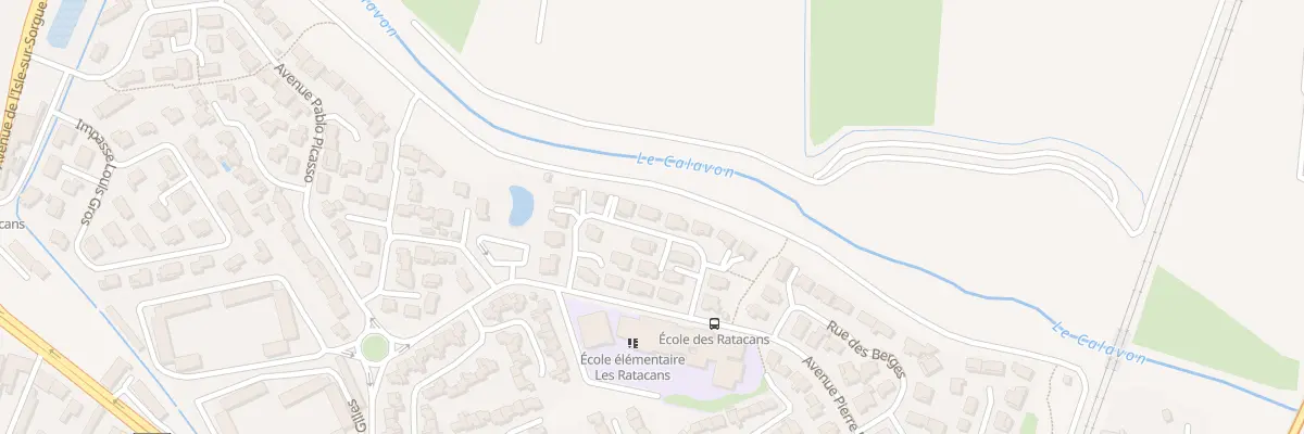 Plan du 115 Rue du Coulon à Cavaillon
