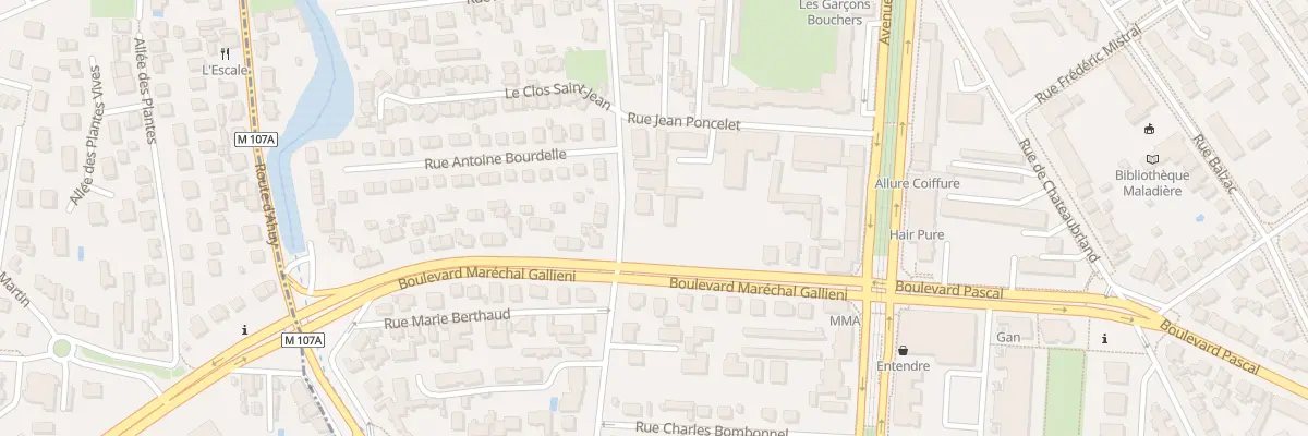 Plan du 4 Rue de la Charmette à Dijon