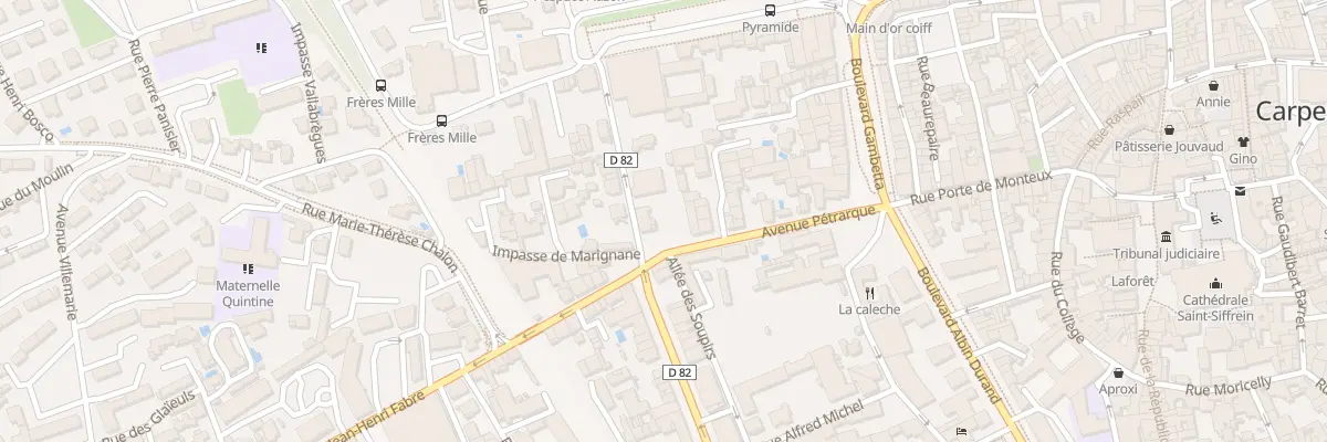 Plan du 30 Av Pétrarque à Carpentras