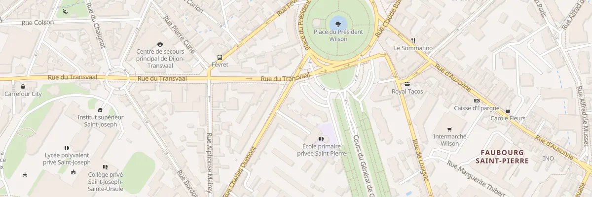Plan du 1 Rue Charles Dumont à Dijon