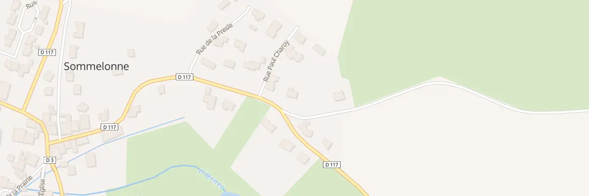 Plan du 23 Rue du Moulin à Sommelonne
