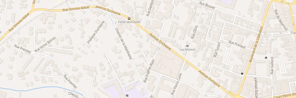 Plan du 6 Imp Eugene Blain à Romans-sur-Isère