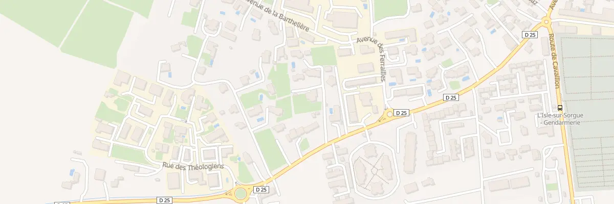 Plan du 418A Rte de Caumont à L’Isle-sur-la-Sorgue