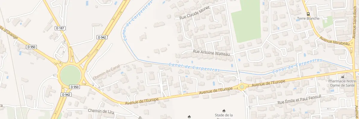 Plan du 155 Bd Monticelli à Carpentras