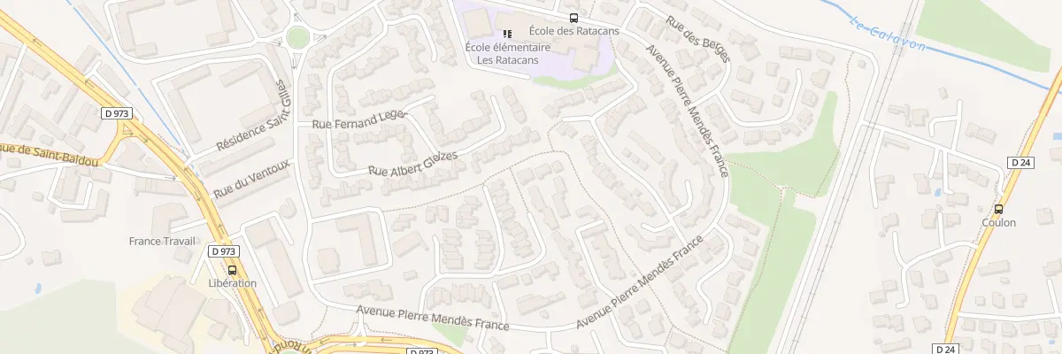 Plan du 142D Imp du Petit Roussillon à Cavaillon