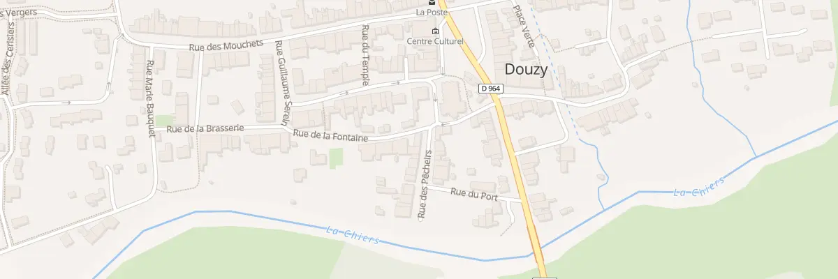 Plan du 1 Rue des Pecheurs à Douzy