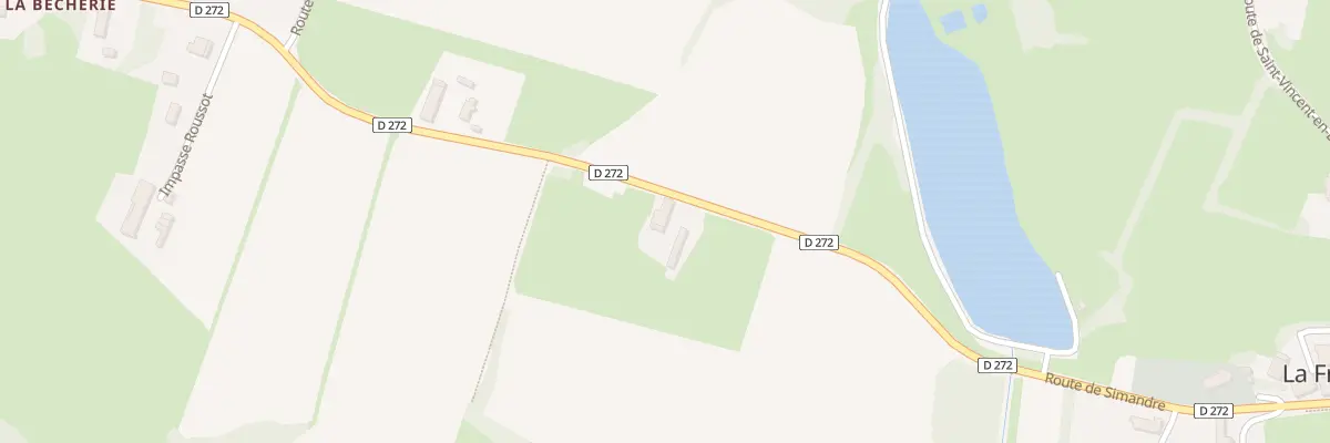 Plan du 537 Rte de Simandre à La Frette