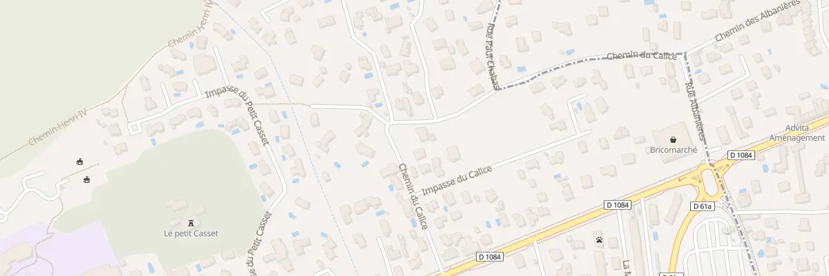 Plan du 411 Che du Calice à La Boisse
