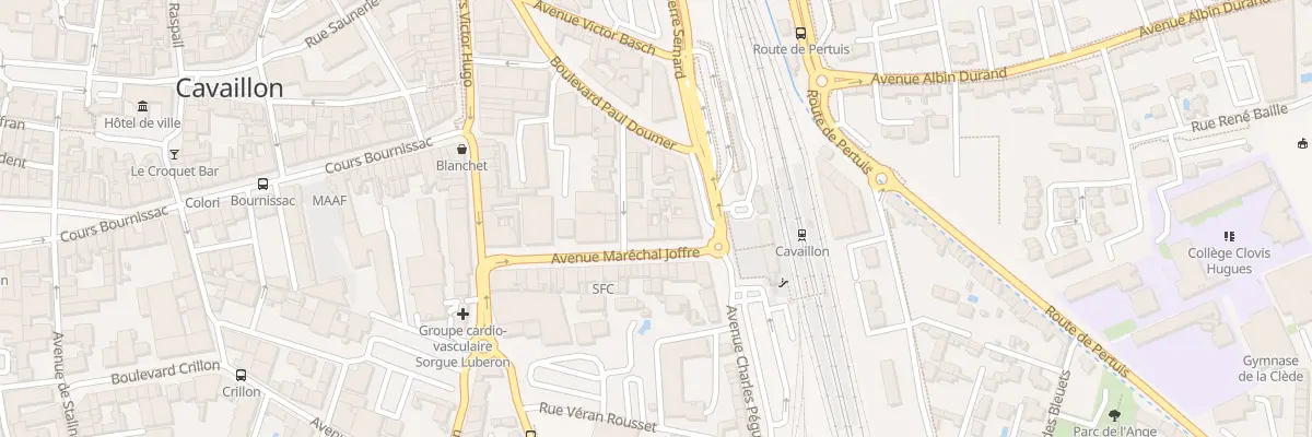Plan du 135 Av Marechal Joffre à Cavaillon