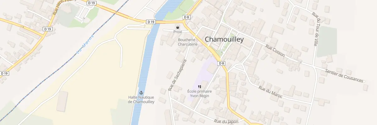 Plan du 1 Rue de la Fontaine à Chamouilley