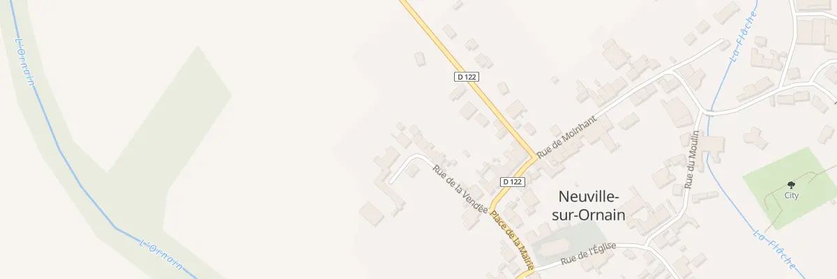 Plan du 8 Rue de la Vendée à Neuville-sur-Ornain