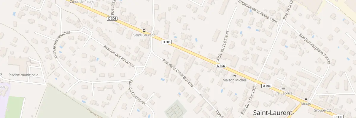 Plan du 5 Rue de la Croix Blanche à Saint-Laurent-de-Mure