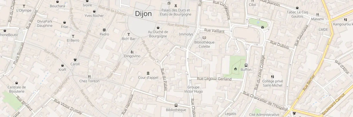 Plan du 18 Rue Chabot Charny à Dijon