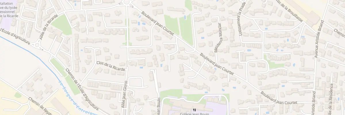 Plan du 461E Bd Courtet à L’Isle-sur-la-Sorgue